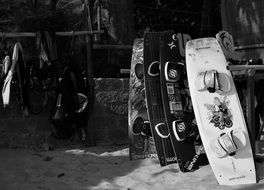 Black And White Beach