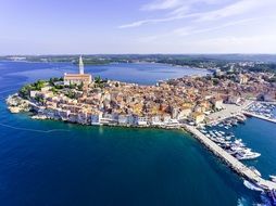 landscape of the croatia's coast