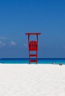 white sand on the beach in cancun