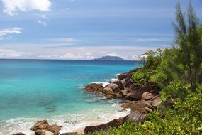 picturesque Caribbean coast