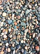 colorful fine pebbles background