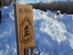 picture of the sign on Alaska