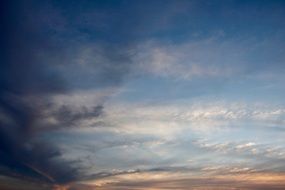 summer sky in the clouds above thailand