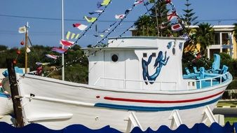 traditional fishing boat in ayia napa