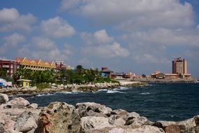 picturesque hotel in the Caribbean