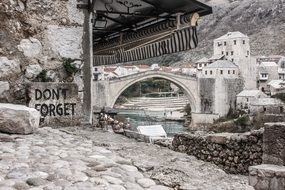 Mostar is a city in Bosnia and Herzegovina