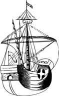 Boat Galley as a drawing