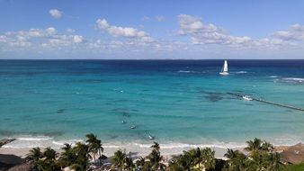delightful tropical beach