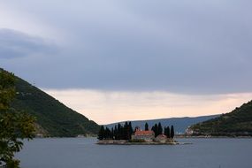 small island is a landmark montenegro