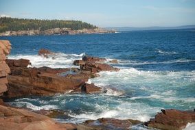 rocky coast at Bar Harbor