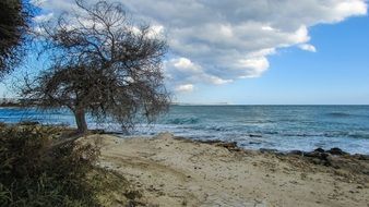 panorama of Makronissos Beach in Cyprus