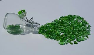Green Beach Glass