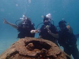 divers in Malaysia