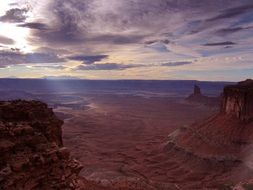 Landscape of Canyon in Utah