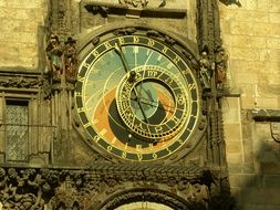 Prague Motive Clock