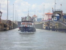 Canal Panama Boat