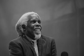 black and white photo of billy ocean