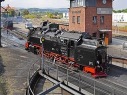 old-timer steam locomotive in Wernigerode