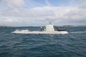 Picture of U Boat in a Sea