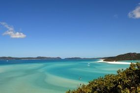 panoramic view of the Whitsunday island