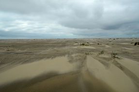 Landscape of sandstorm