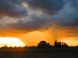 gorgeous beauty Evening Sun
