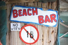 South Africa beach bar