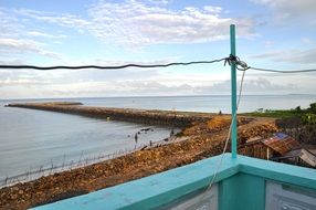 sea pier on the Philippines