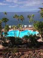 swimming pool and coast