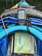 Gps navigator and Map in Kayak