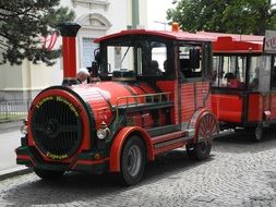 Railway Red Locomotive