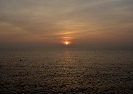 North Sea at evening