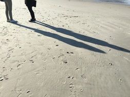 picture of the footprints on a sand