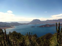 panorama of beach in Yunnan, China