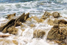 Beach Rocks Waves