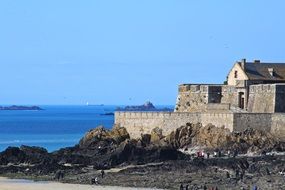 old castle in Saint Malo