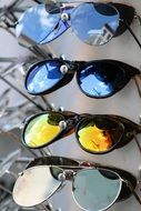 reflecting glasses