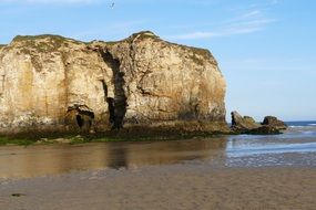 huge boulder on the coast of corneulla