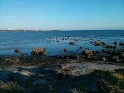 panoramic view of the coast of the archipelago in sweden