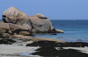 landscape of the rocky seaside