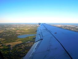 Aircraft blue Wing