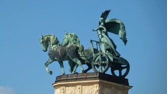 Statue Budapest Square
