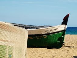 boat on the beach