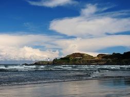 lighthouse in Yaquina Head