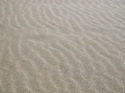 wavy beach sand