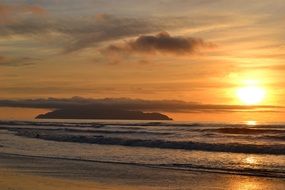 sunset in Kapiti Coast