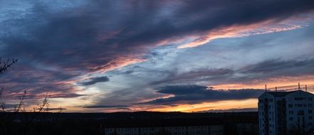 Evening Clouds Sunset
