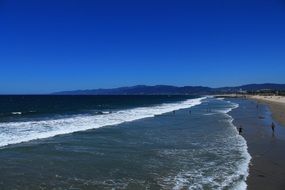 wonderful beach in Santa Monica