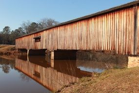 wood Covered Bridge