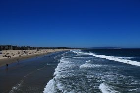 long beach in Santa Monica